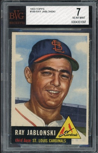 1953 topps 189 ray - topps, #189