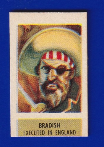 Bradish 1949 topps ray round - topps, x-ray
