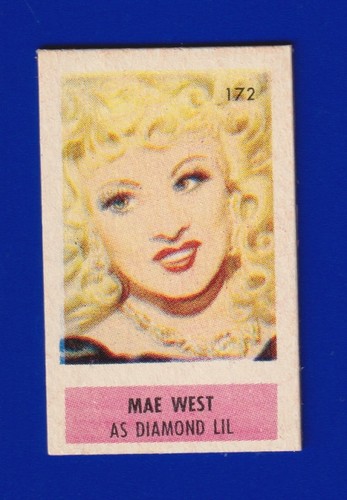 Mae west 1949 topps - mae,