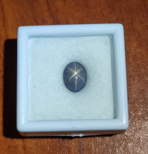 Zaffiro stella grigio - grigio, naturale