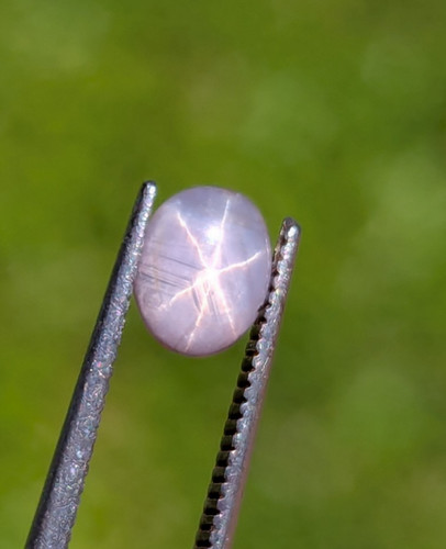 Zaffiro stella grigio - zaffiro, naturale